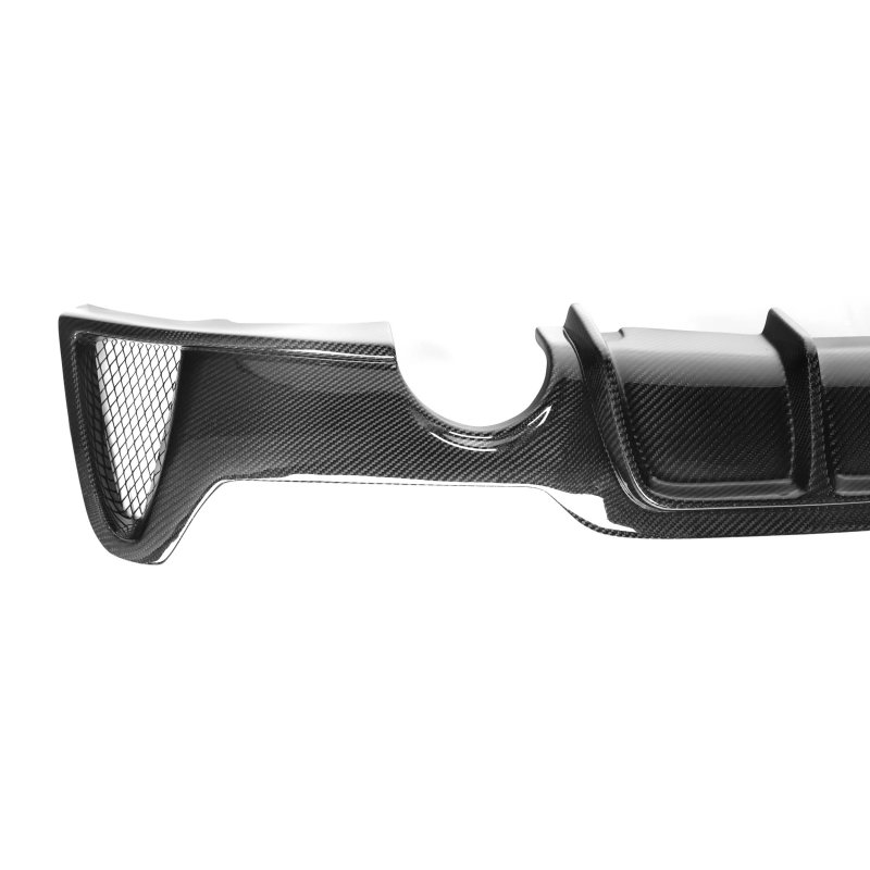 Carbon Fiber MP Style Rear Diffuser for  4 Series F32 F33 F36 Double Side Single Exit with LED Light